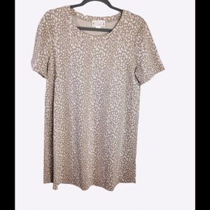 Loveriche Animal Print Alined Dress. Sz M NWT